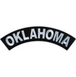 Hot Leathers Oklahoma 12” X 3” Top Rocker Patch PPM4071
