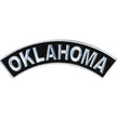 Hot Leathers Oklahoma 4” X 1” Top Rocker Patch PPM4072