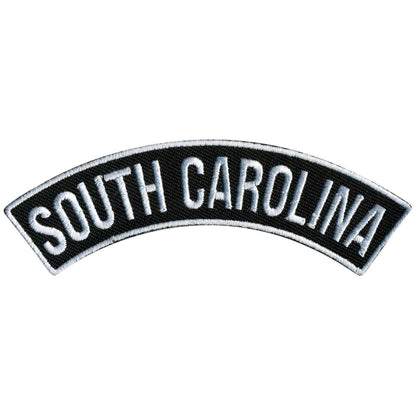 Hot Leathers South Carolina 4” X 1” Top Rocker Patch PPM4080