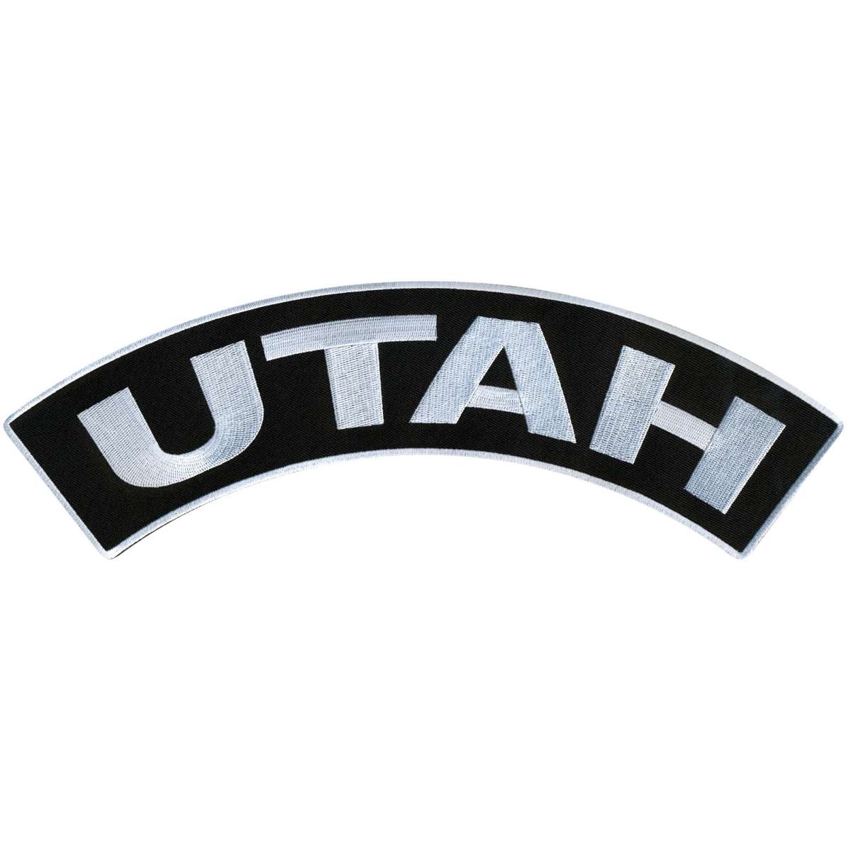 Hot Leathers Utah 12” X 3” Top Rocker Patch PPM4087