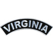 Hot Leathers Virginia 4” X 1” Top Rocker Patch PPM4092