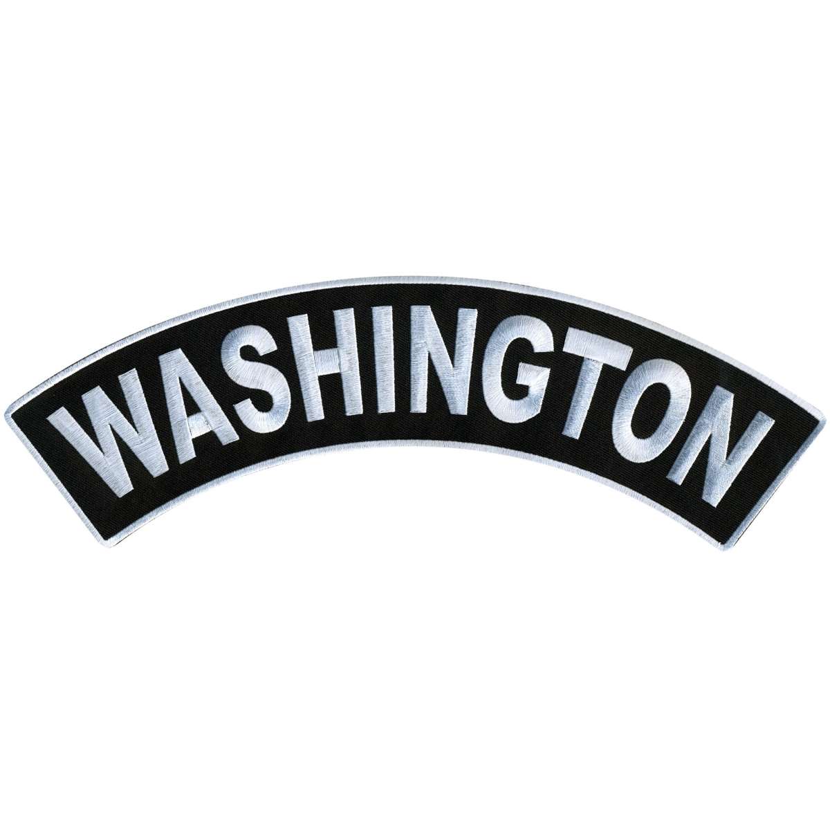 Hot Leathers Washington 12” X 3” Top Rocker Patch PPM4093