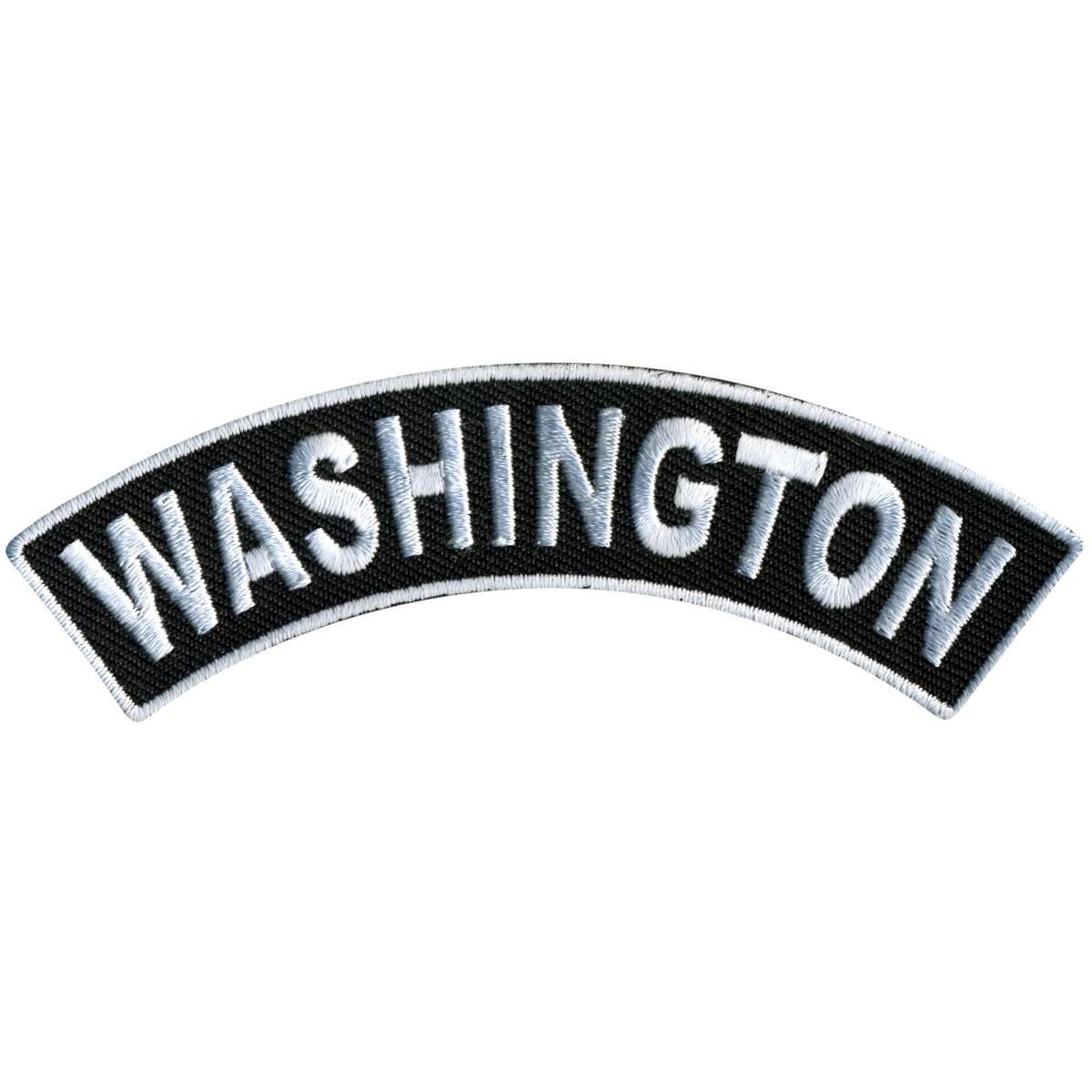 Hot Leathers Washington 4” X 1” Top Rocker Patch PPM4094