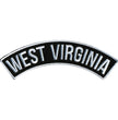 Hot Leathers West Virginia 4” X 1” Top Rocker Patch PPM4096