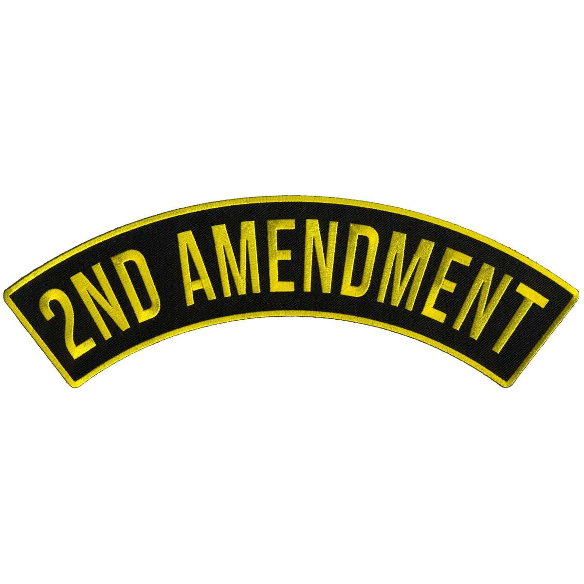 Hot Leathers 2nd Amendment 12" X 3 " Top Rocker Patch PPM4101