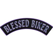 Hot Leathers Blessed Biker 12” X 3” Top Rocker Patch PPM4113