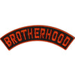 Hot Leathers Brotherhood 4” X 1” Top Rocker Patch PPM4116