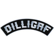 Hot Leathers DILLIGAF 12” X 3” Top Rocker Patch PPM4125