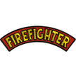 Hot Leathers Firefighter 4” X 1” Top Rocker Patch PPM4132