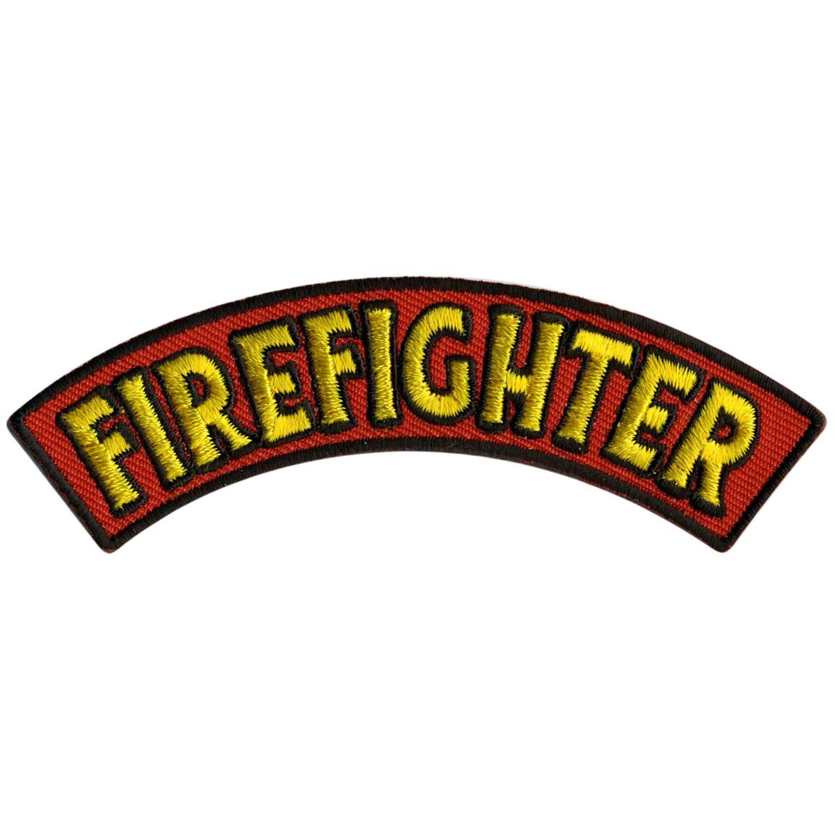 Hot Leathers Firefighter 4” X 1” Top Rocker Patch PPM4132