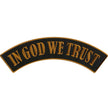 Hot Leathers In God We Trust 12” X 3” Top Rocker Patch PPM4135