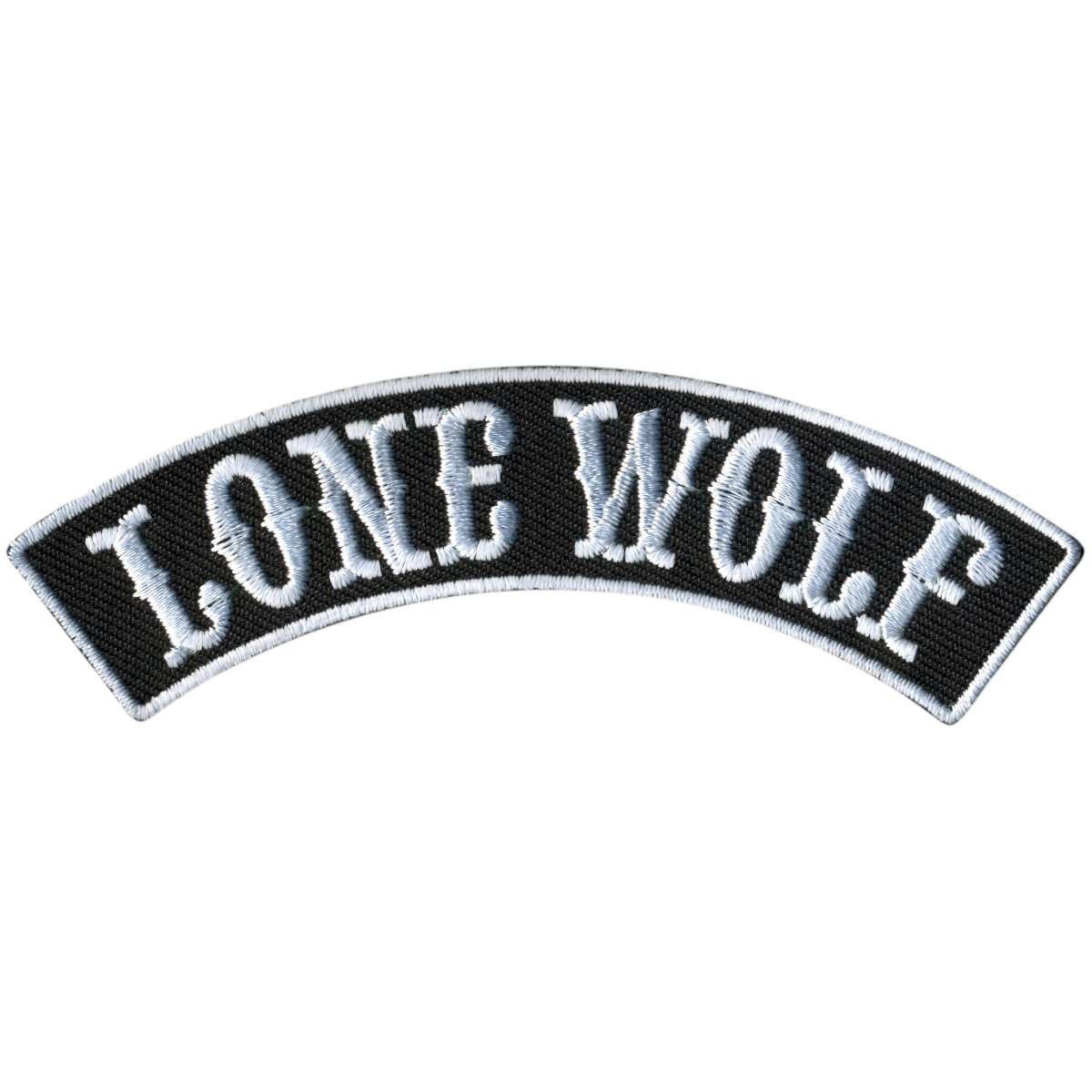 Hot Leathers Lone Wolf 4” X 1” Top Rocker Patch PPM4144 – Milwaukee ...