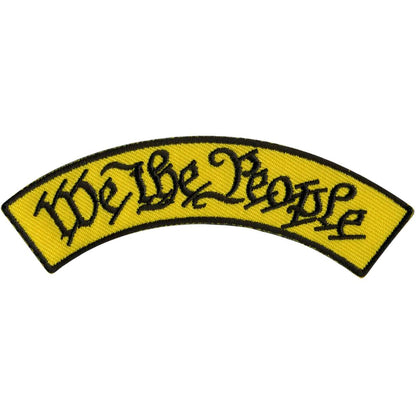 Hot Leathers We The People 4” X 1” Top Rocker Patch PPM4166