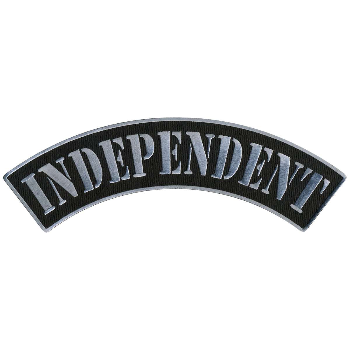Hot Leathers Independent 12” X 3” Top Rocker Patch PPM4169 – Milwaukee ...