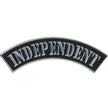Hot Leathers Independent 4” X 1” Top Rocker Patch PPM4170