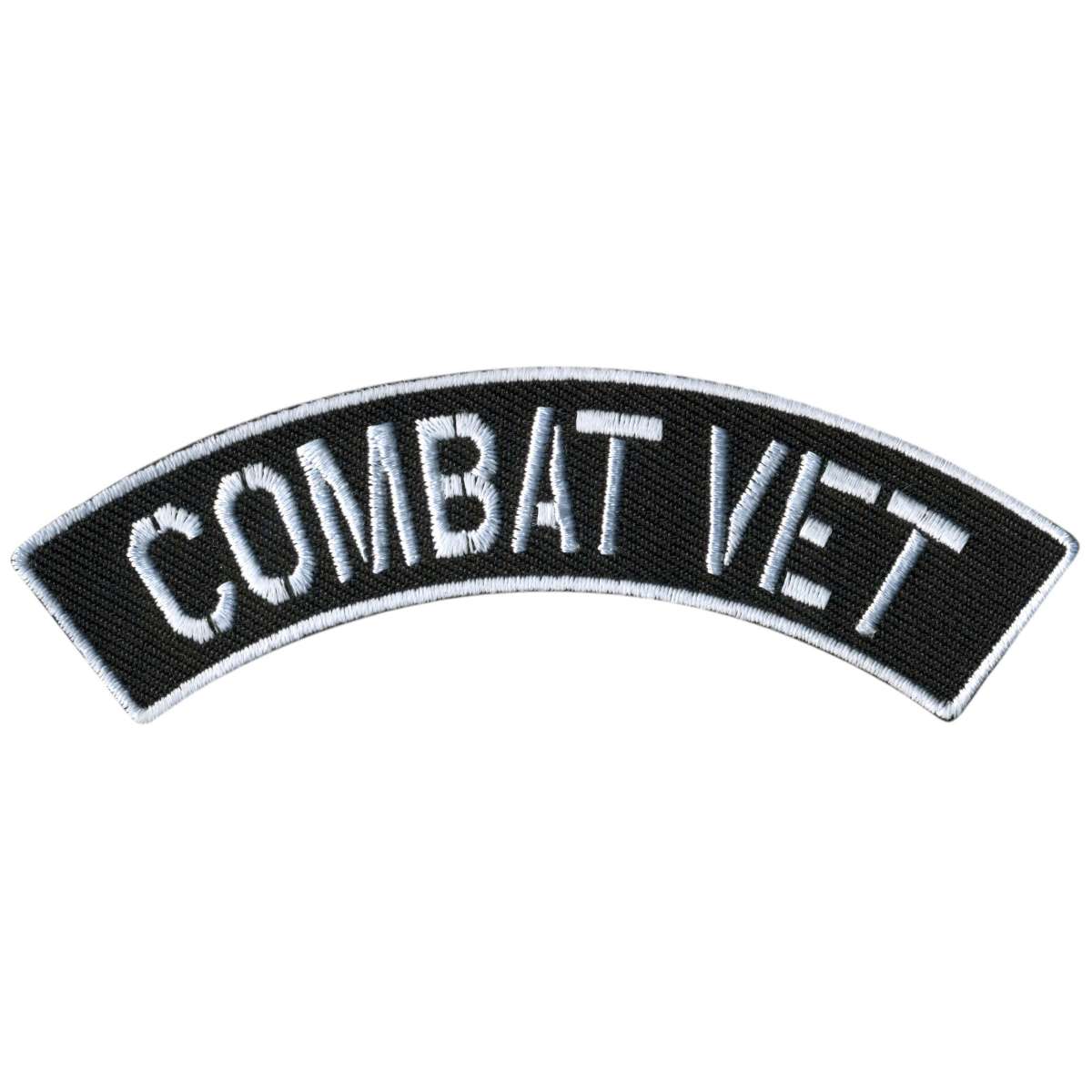 Hot Leathers Combat Vet 4” X 1” Top Rocker Patch PPM4174