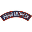 Hot Leathers Proud American 4” X 1” Top Rocker Patch PPM4180
