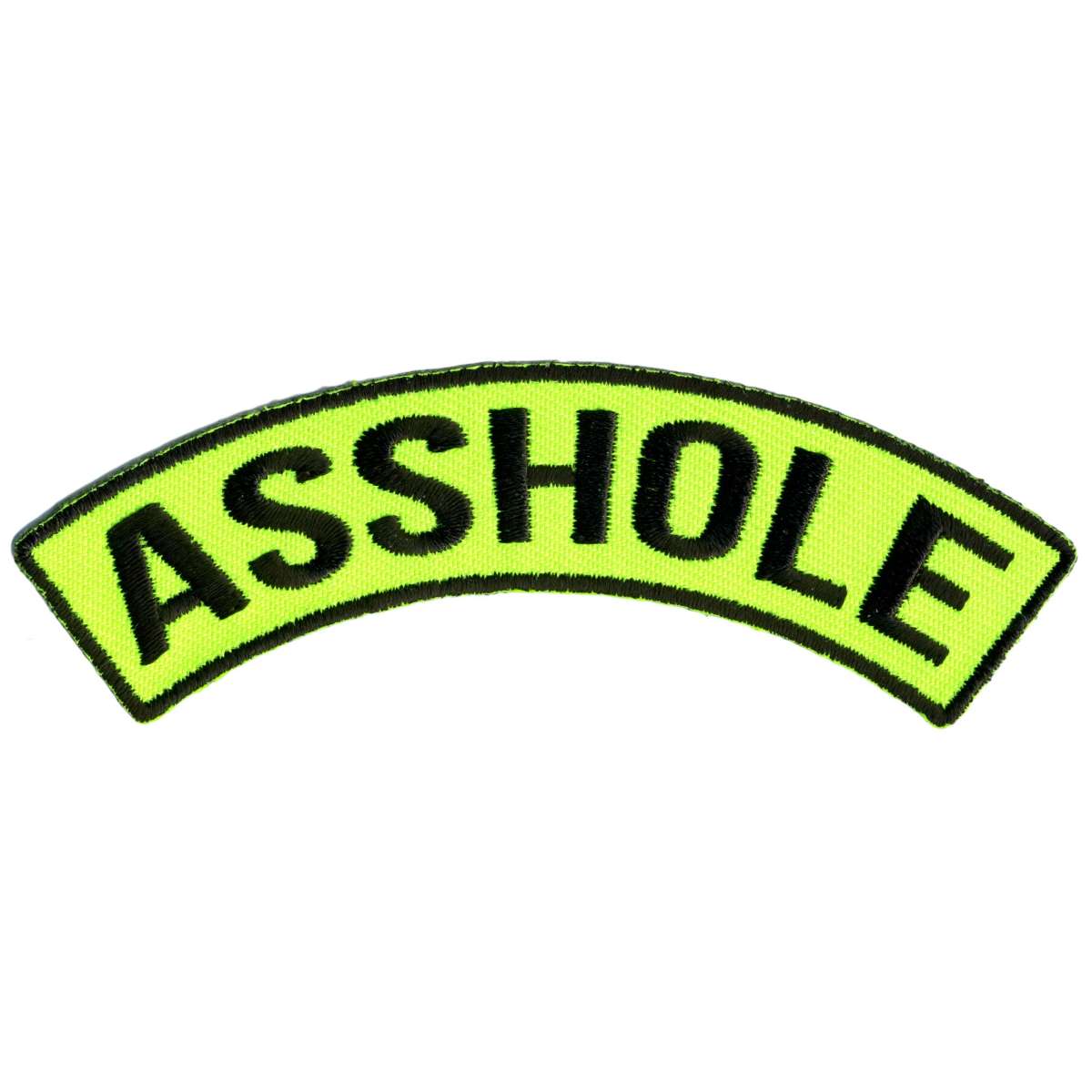 Hot Leathers Asshole 4” X 1” Top Rocker Patch PPM4182