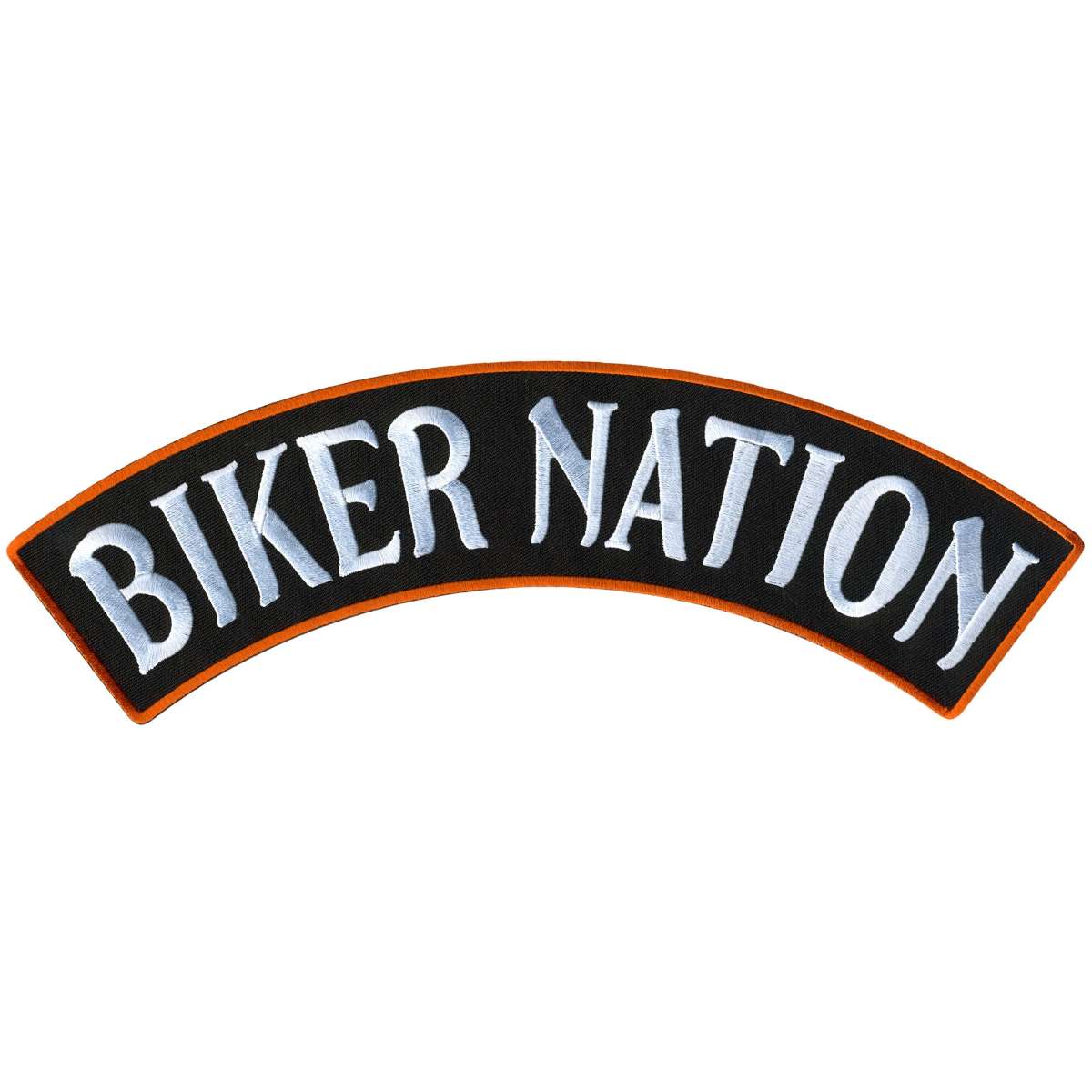 Hot Leathers Biker Nation 12" X 3" Top Rocker Patch PPM4183