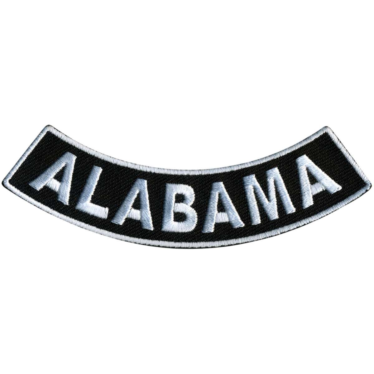Bottom Rocker Patch Clear Hot Leathers Alabama 4” X 1” Bottom Rocker Patch PPM5002 – Milwaukee ...