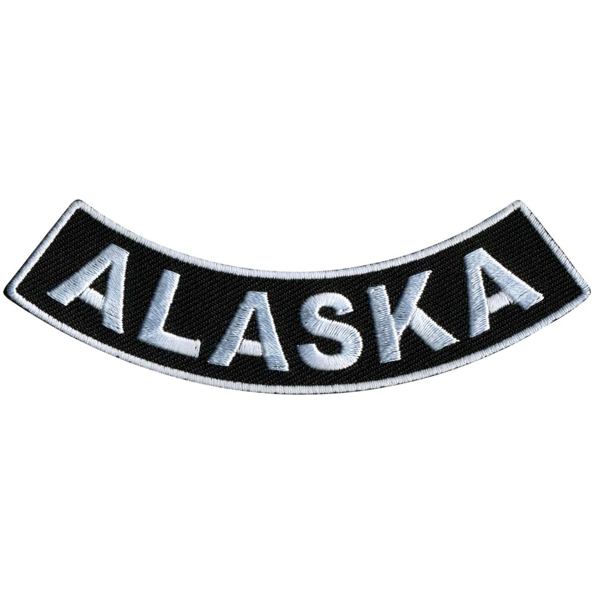 Hot Leathers Alaska 4” X 1” Bottom Rocker Patch PPM5004