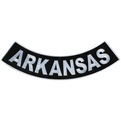 Hot Leathers Arkansas 12” X 3” Bottom Rocker Patch PPM5007