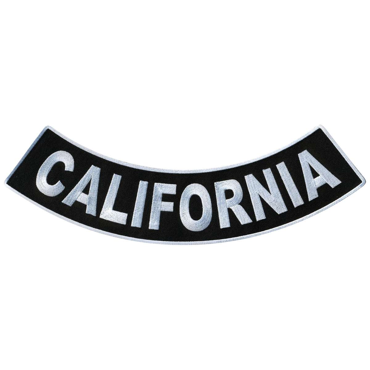 Bottom Rocker Patch Clear Hot Leathers California 12” X 3” Bottom Rocker Patch PPM5009 ...
