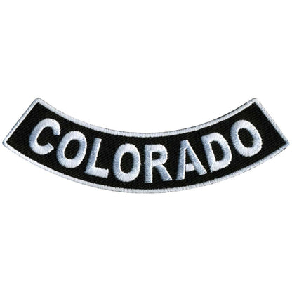 Hot Leathers Colorado 4” X 1” Bottom Rocker Patch PPM5012