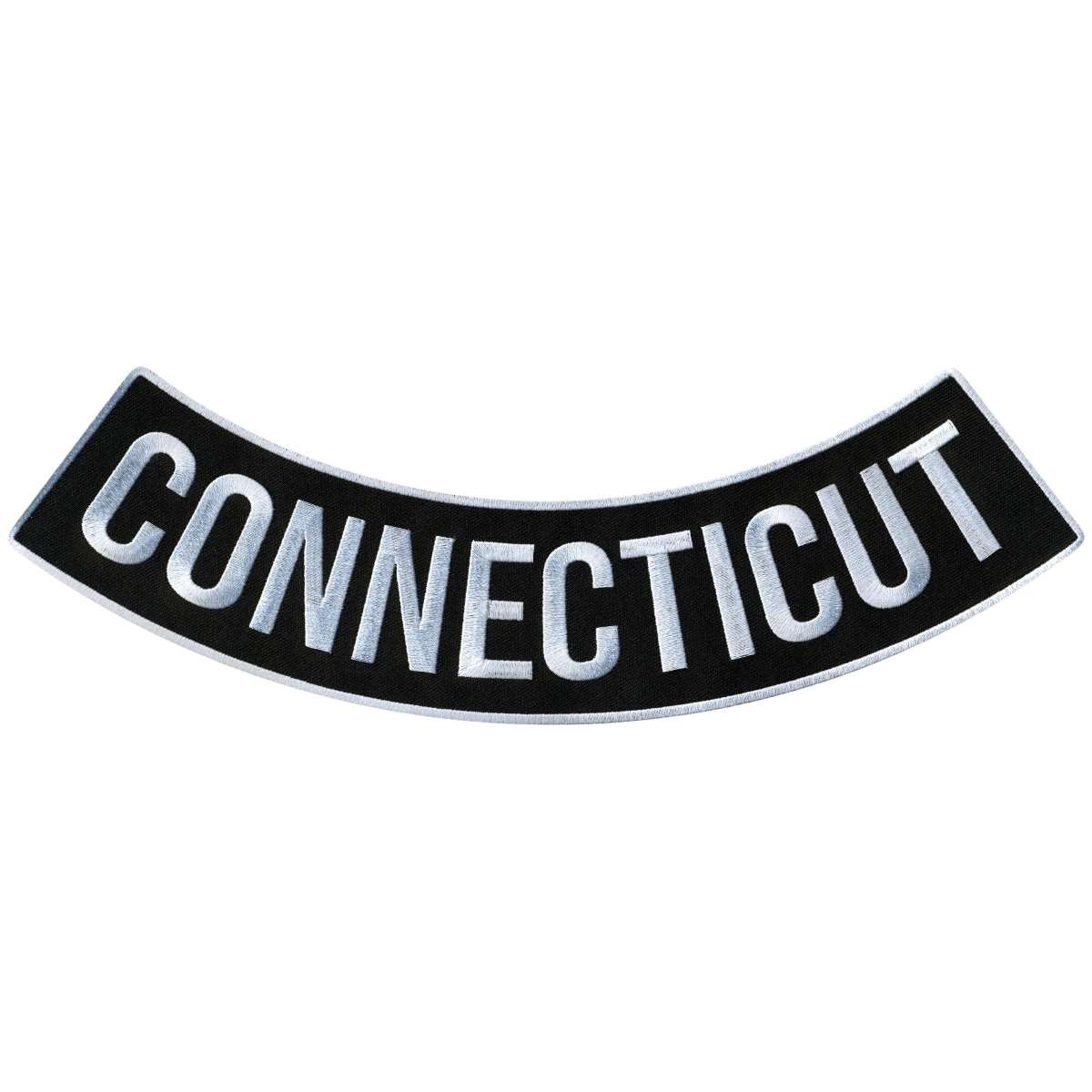 Hot Leathers Connecticut 12” X 3” Bottom Rocker Patch PPM5013