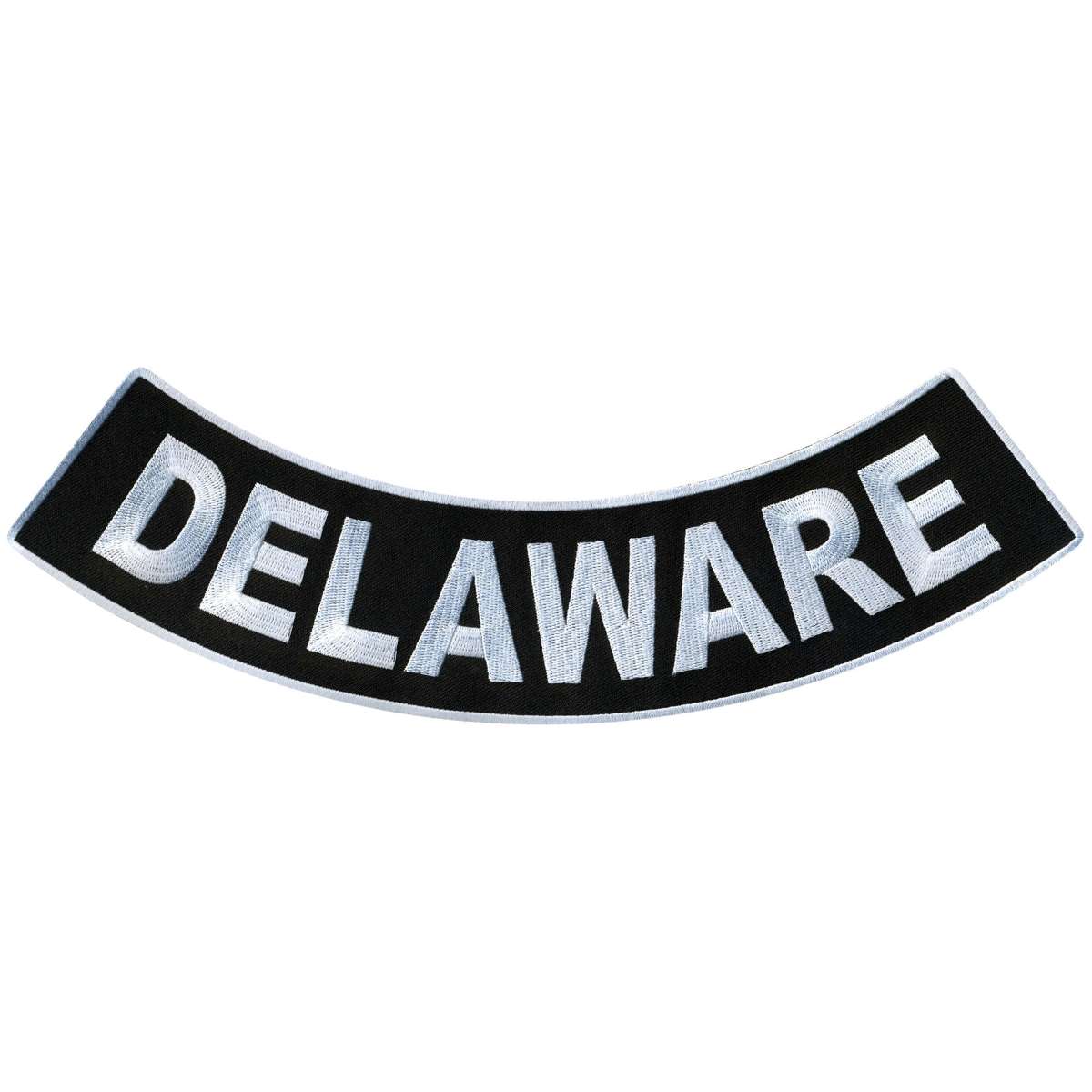 Hot Leathers Deleware 12” X 3” Bottom Rocker Patch PPM5015