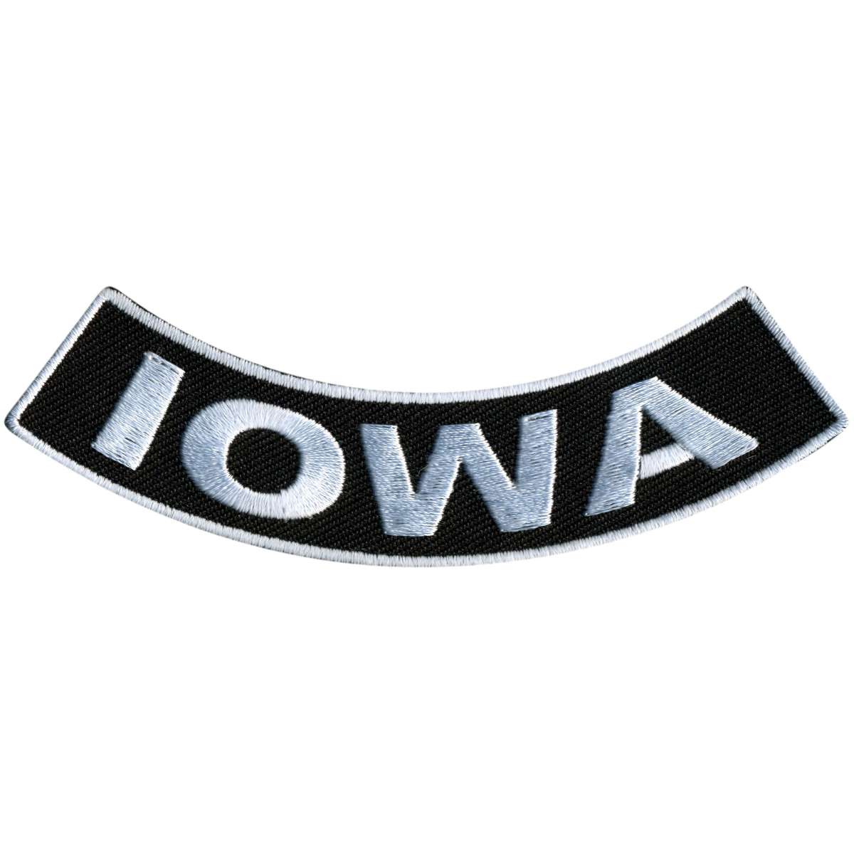 Hot Leathers Iowa 4” X 1” Bottom Rocker Patch PPM5030