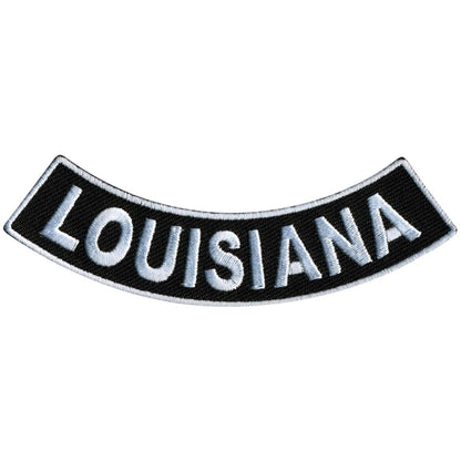 Hot Leathers Louisiana 4” X 1” Bottom Rocker Patch PPM5036