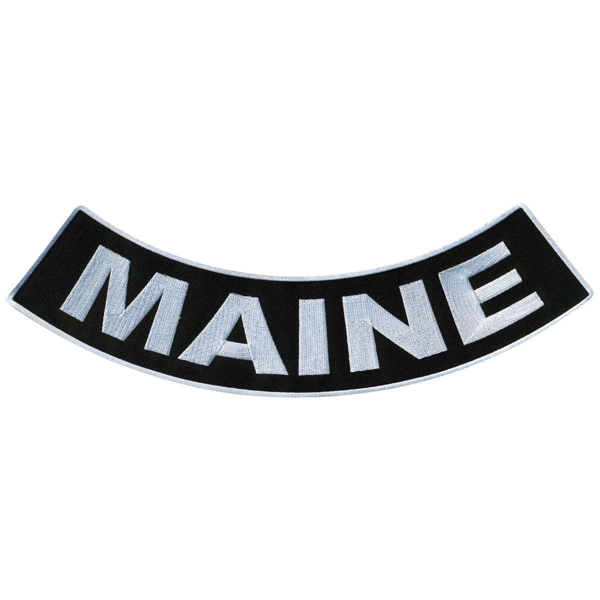 Bottom Rocker Patch Clear Hot Leathers Maine 12” X 3” Bottom Rocker Patch PPM5037 – Milwaukee ...