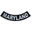 Hot Leathers Maryland 12” X 3” Bottom Rocker Patch PPM5039