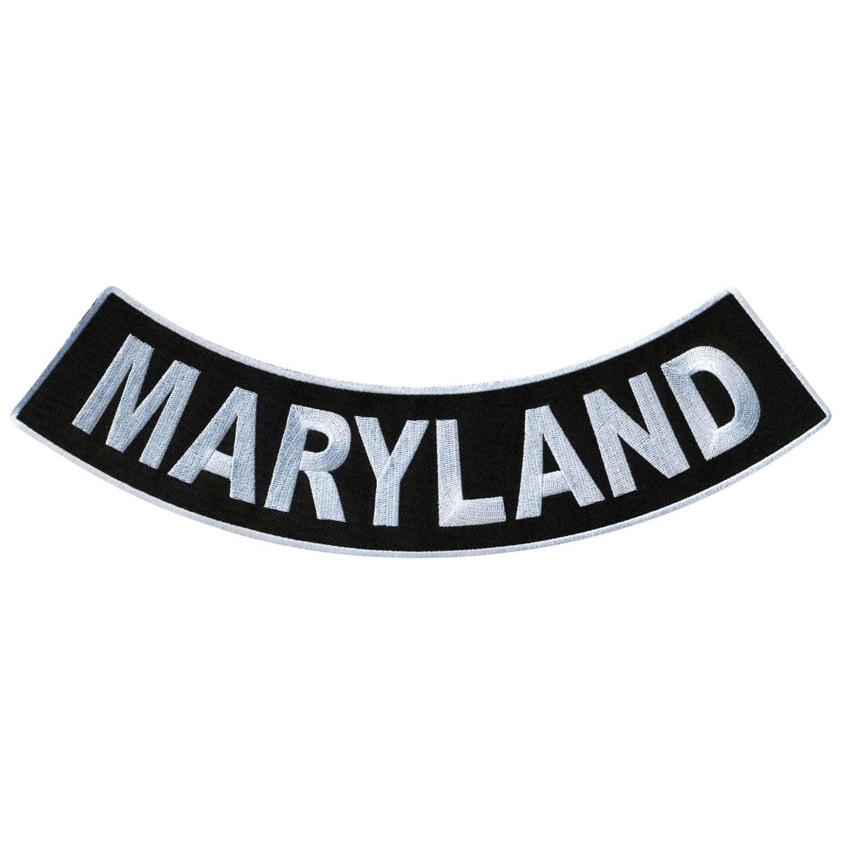 Hot Leathers Maryland 12” X 3” Bottom Rocker Patch PPM5039