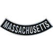 Hot Leathers Massachusetts 4” X 1” Bottom Rocker Patch PPM5042