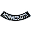 Hot Leathers Minnesota 4” X 1” Bottom Rocker Patch PPM5046