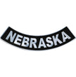 Hot Leathers Nebraska 12” X 3” Bottom Rocker Patch PPM5053