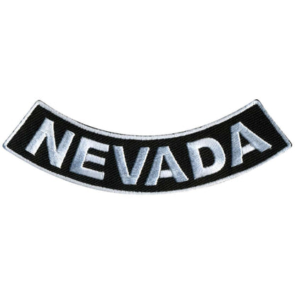 Hot Leathers Nevada 4” X 1” Bottom Rocker Patch PPM5056