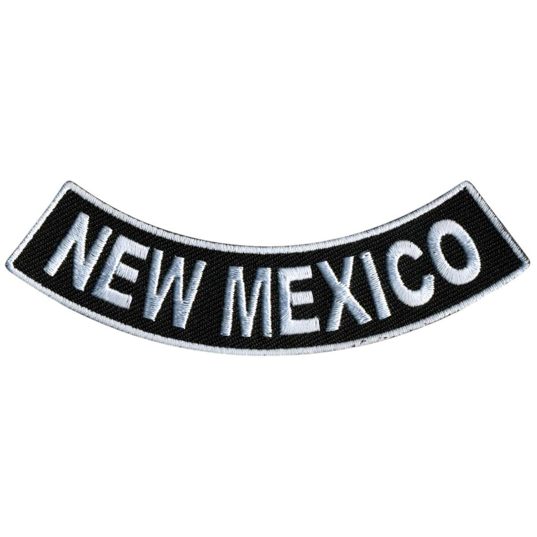 Hot Leathers New Mexico 4” X 1” Bottom Rocker Patch PPM5062