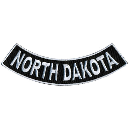 Hot Leathers North Dakota 4” X 1” Bottom Rocker Patch PPM5068