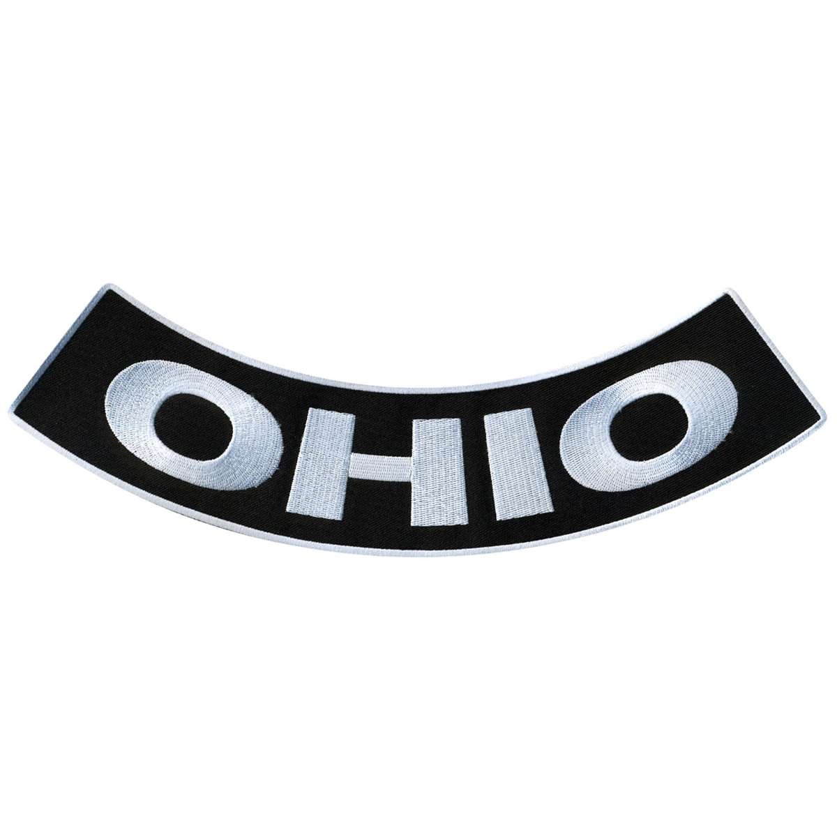 Bottom Rocker Patch Clear Hot Leathers Ohio 12” X 3” Bottom Rocker Patch PPM5069 – Milwaukee ...