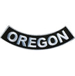 Hot Leathers Oregon 4” X 1” Bottom Rocker Patch PPM5074