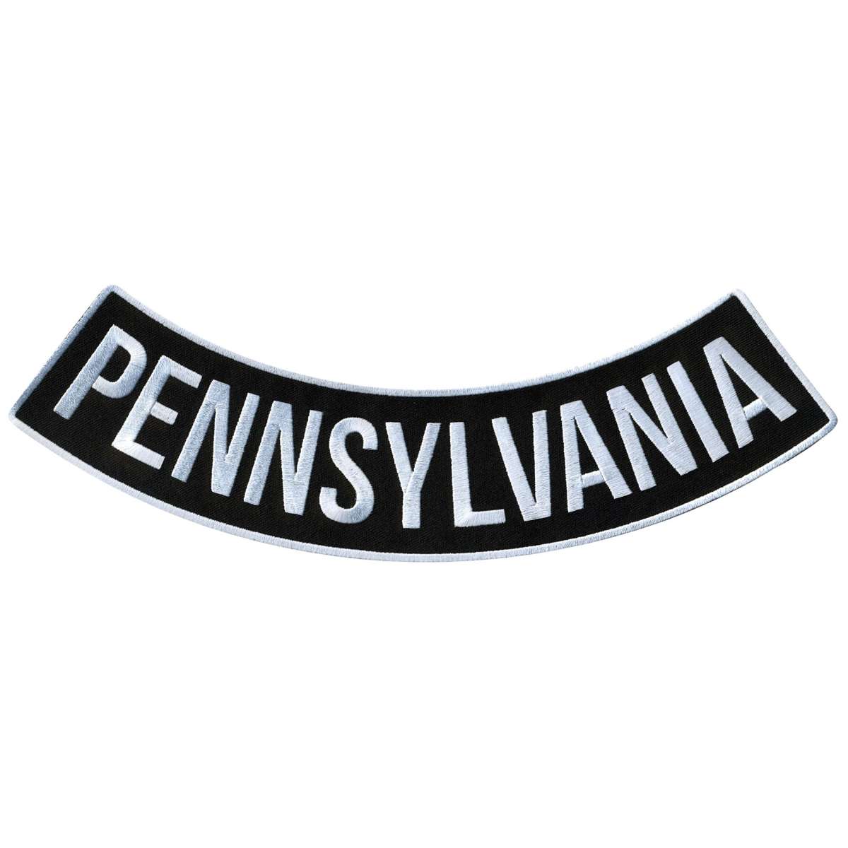 Hot Leathers Pennsylvania 12” X 3” Bottom Rocker Patch PPM5075