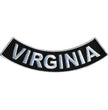 Hot Leathers Virginia 4” X 1” Bottom Rocker Patch PPM5092