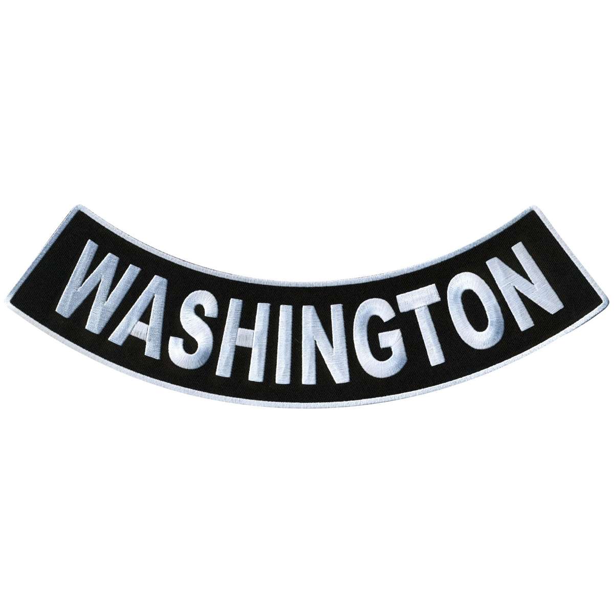 Hot Leathers Washington 12” X 3” Bottom Rocker Patch PPM5093