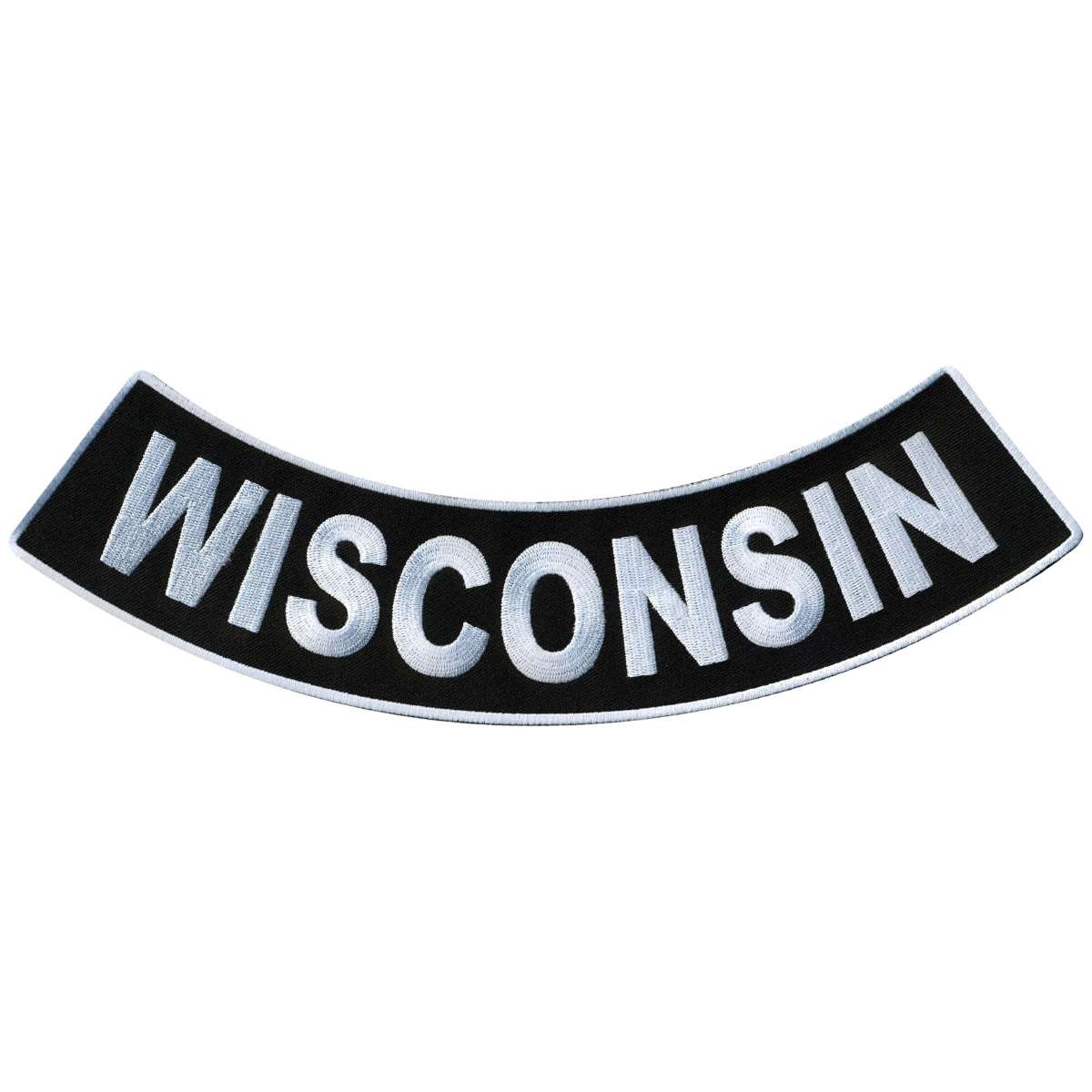 Hot Leathers Wisconsin 12” X 3” Bottom Rocker Patch PPM5097