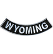 Hot Leathers Wyoming 4” X 1” Bottom Rocker Patch PPM5100