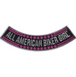 Hot Leathers All American Biker Girl 4” X 1” Bottom Rocker Patch PPM5104