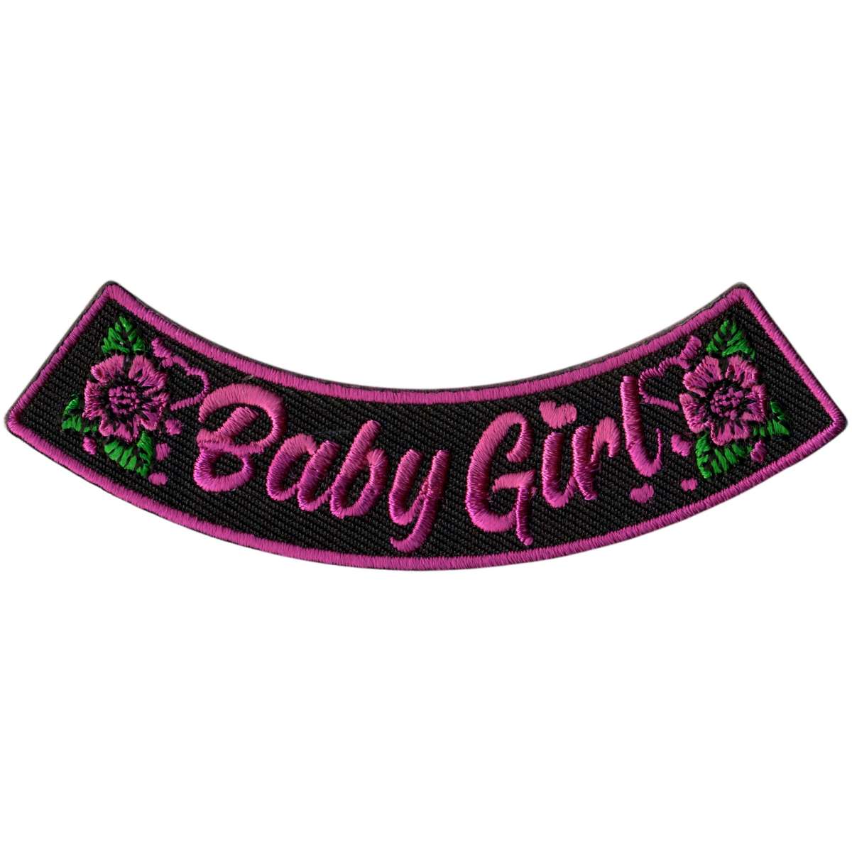 Hot Leathers Baby Girl 4” X 1” Bottom Rocker Patch PPM5112